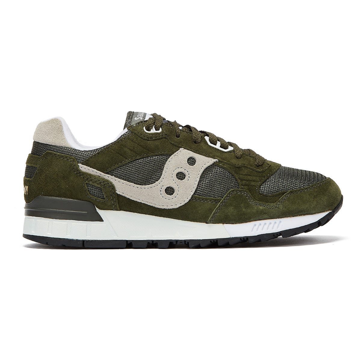 Saucony Shadow 5000 Mens Green / Silver Sneakers