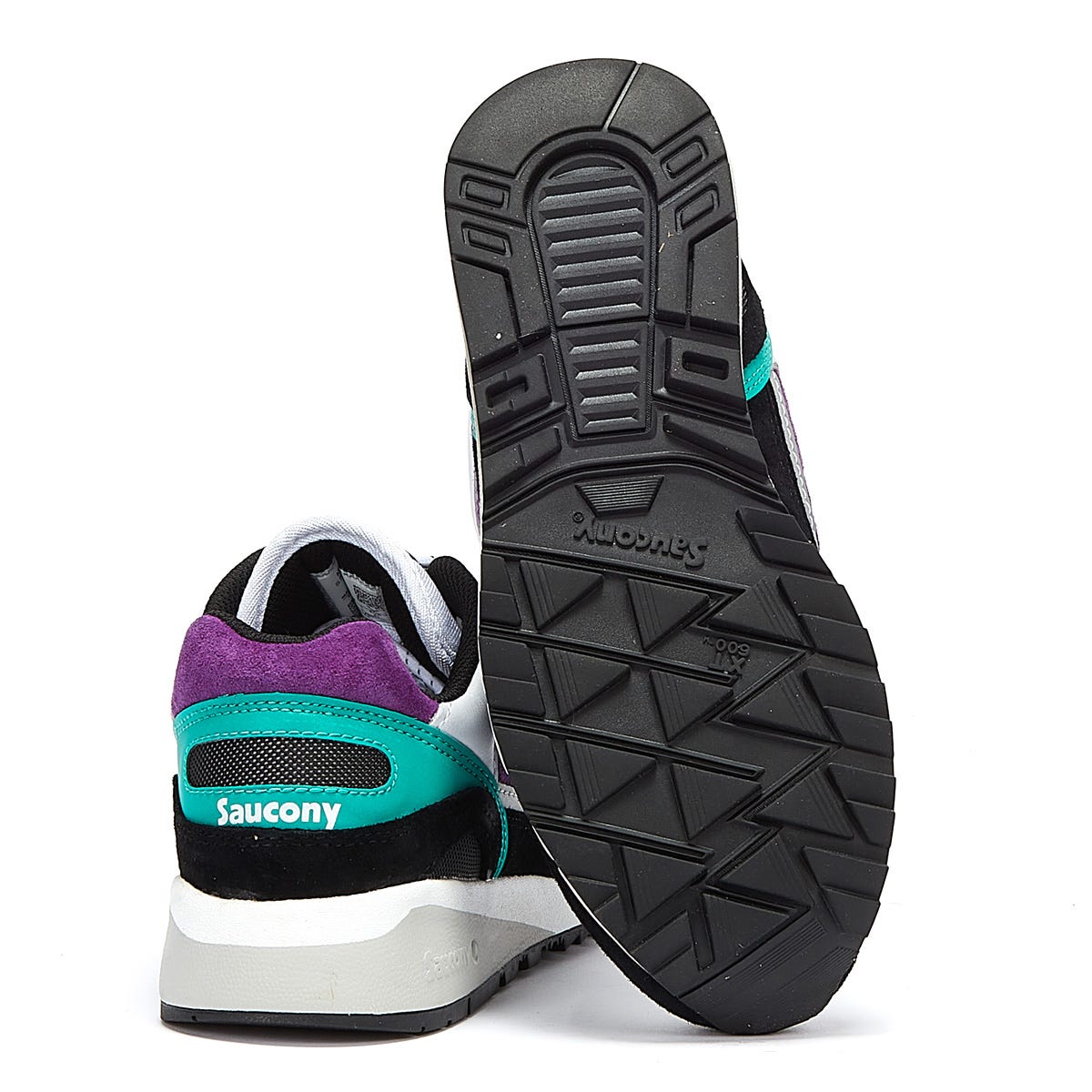 Saucony Shadow 6000 Mens White / Teal / Purple Sneakers