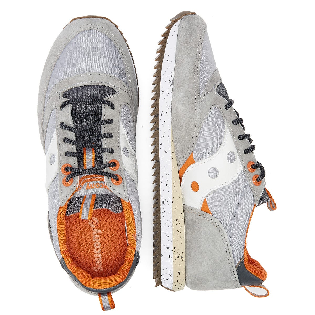 Saucony Jazz 81 Mens Grey / Orange Sneakers