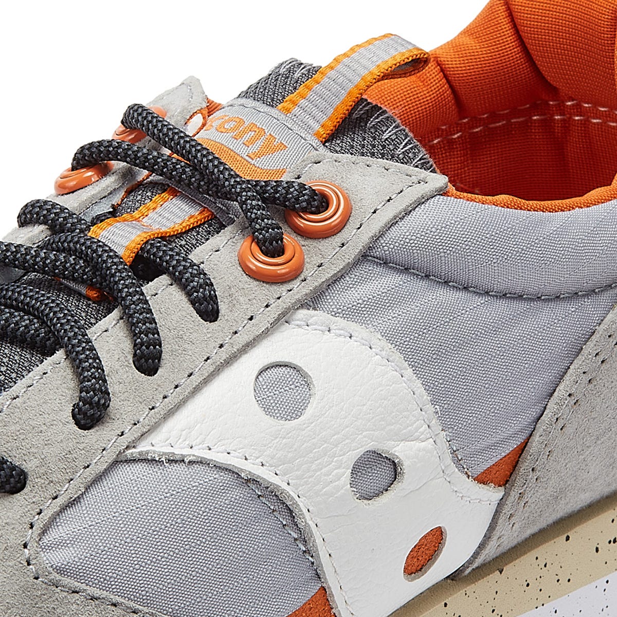Saucony Jazz 81 Mens Grey / Orange Sneakers
