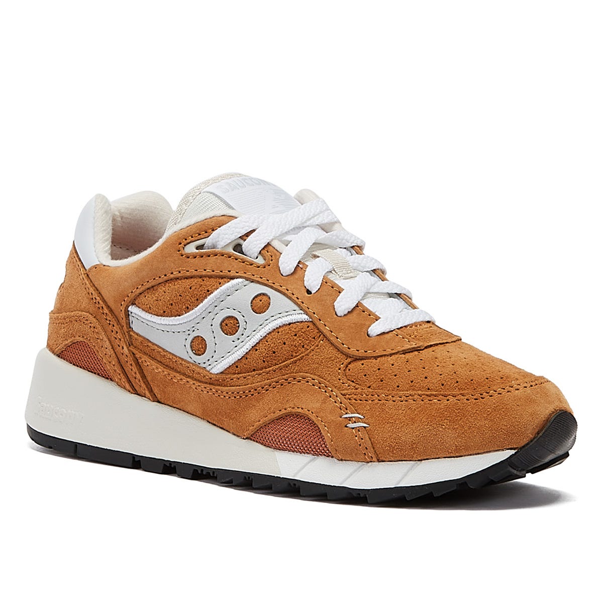 Saucony Shadow 6000 Suede Premium Mens Orange Sneakers