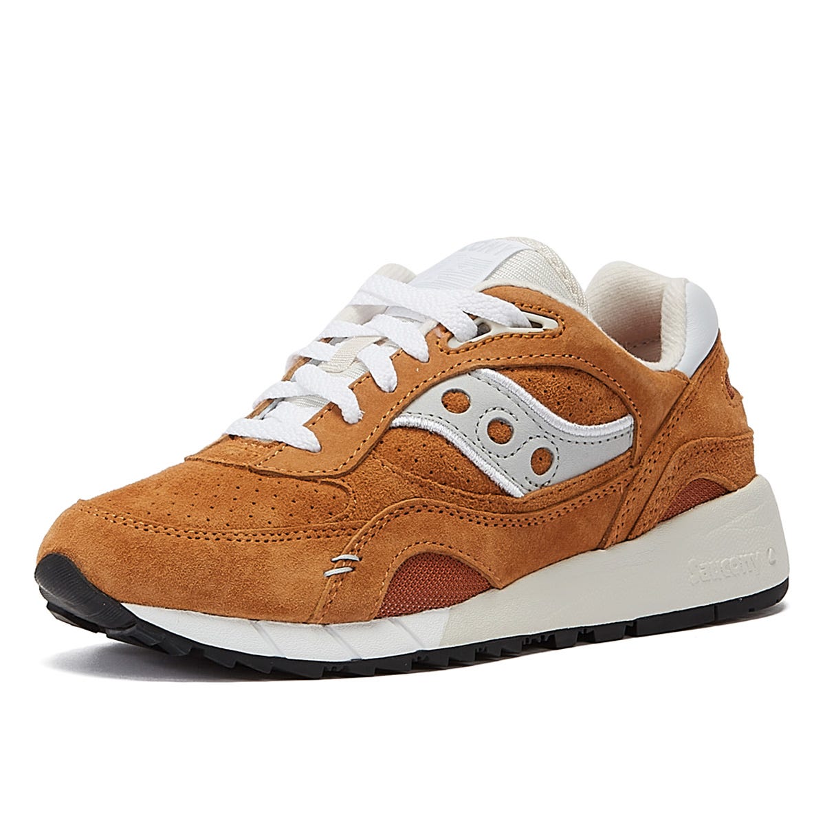 Saucony Shadow 6000 Suede Premium Mens Orange Sneakers