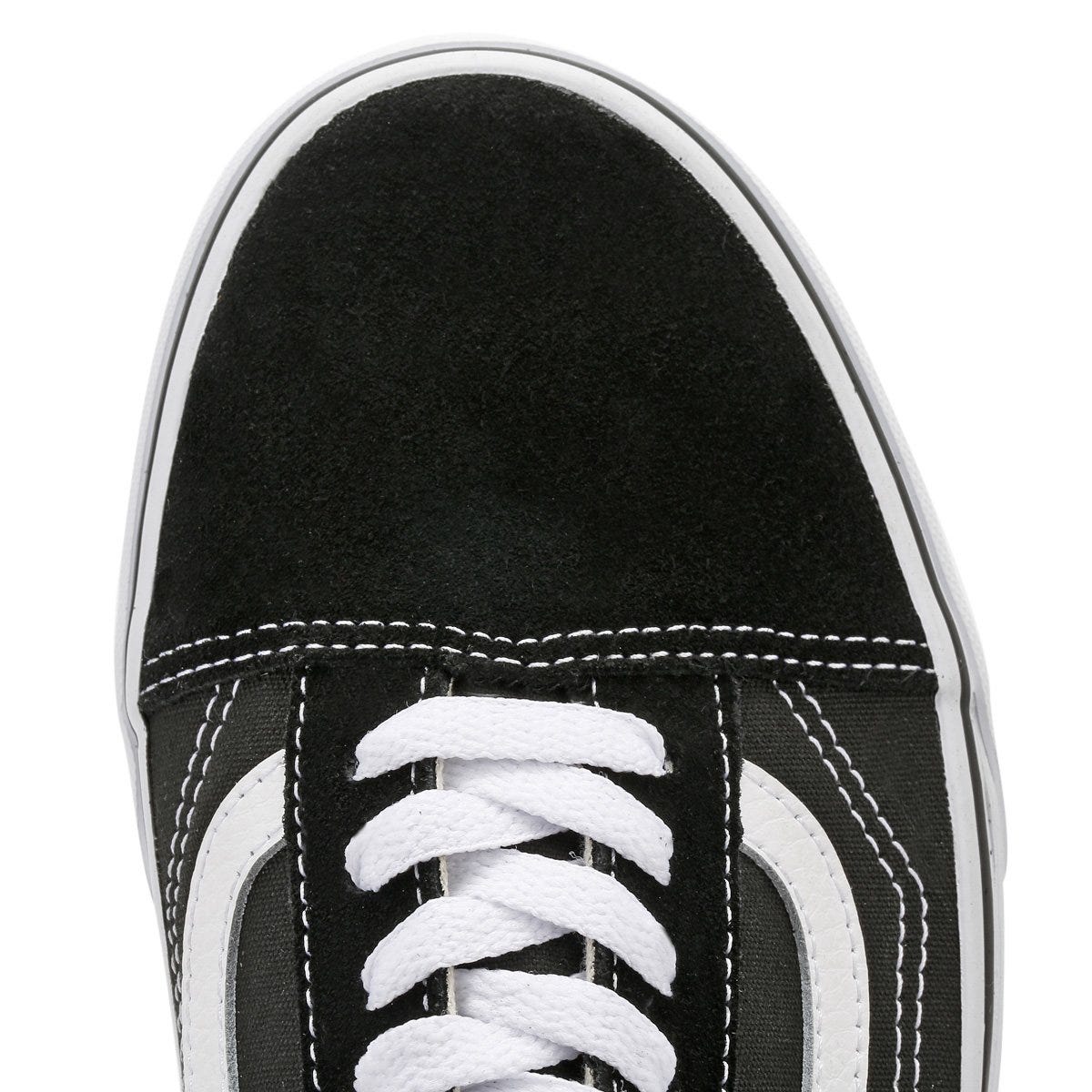 Vans Old Skool Mens Black / White Canvas Sneakers