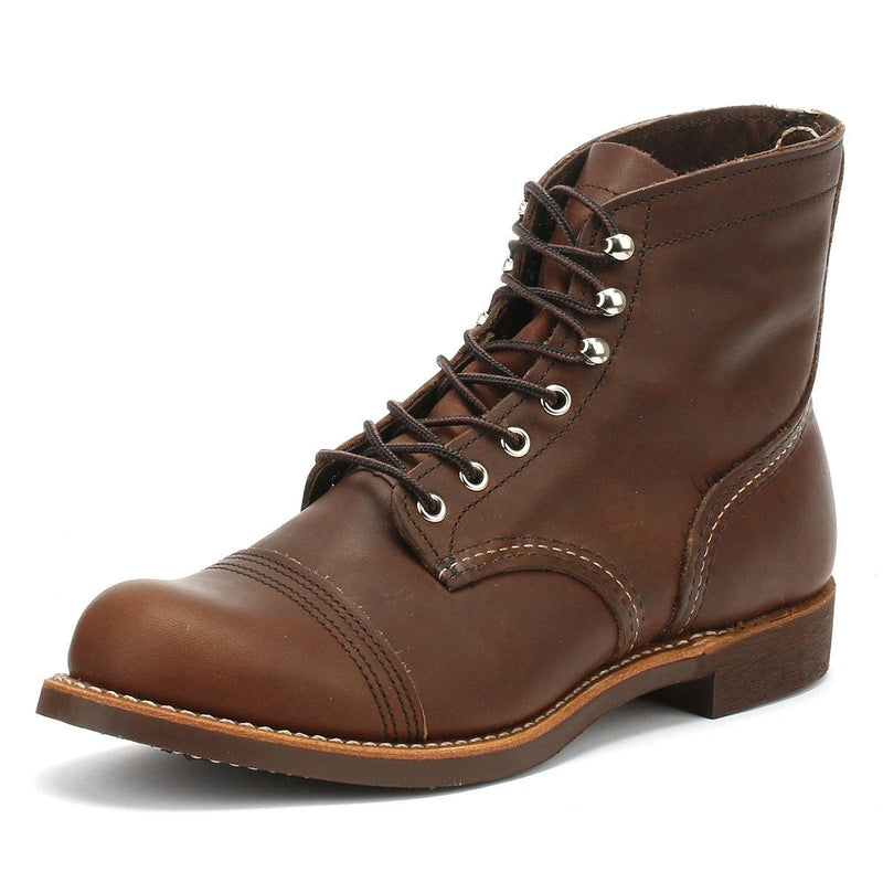 Red Wing Iron Ranger Brown Amber Mens Boots