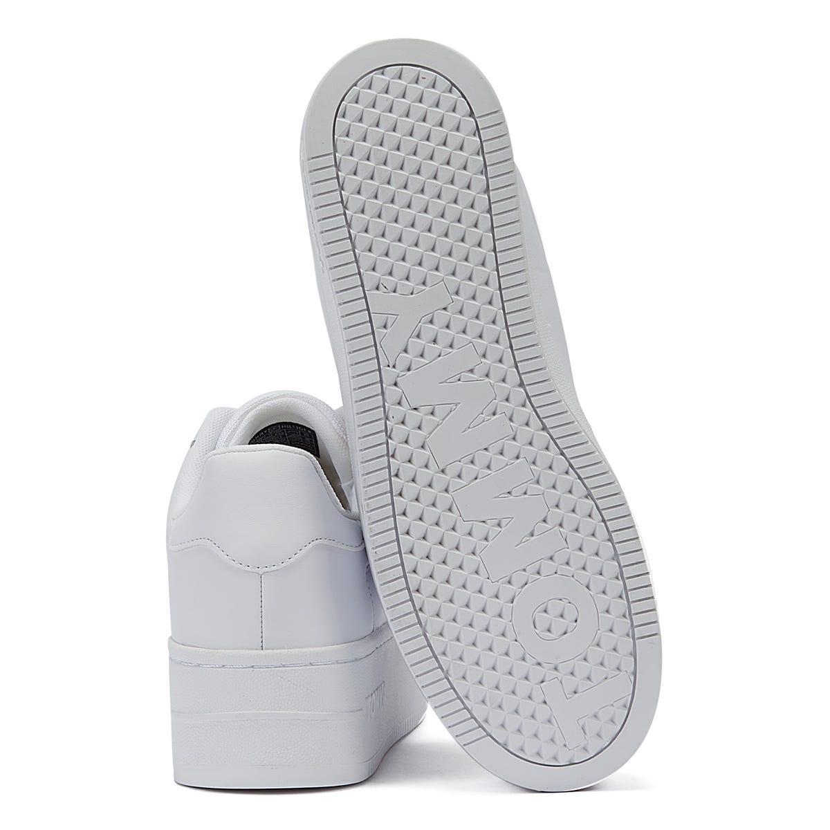 Tommy Jeans Flatform Womens Essential White Sneakers