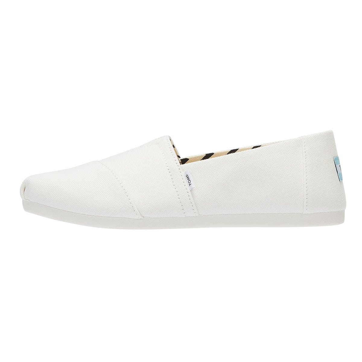 TOMS Alpargata Cotton Canvas Mens White Espadrilles