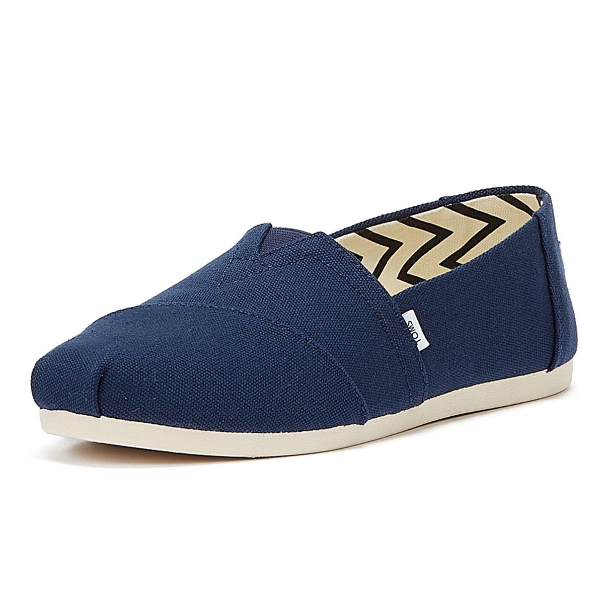 TOMS Alpargata Cotton Canvas Womens Navy Espadrilles