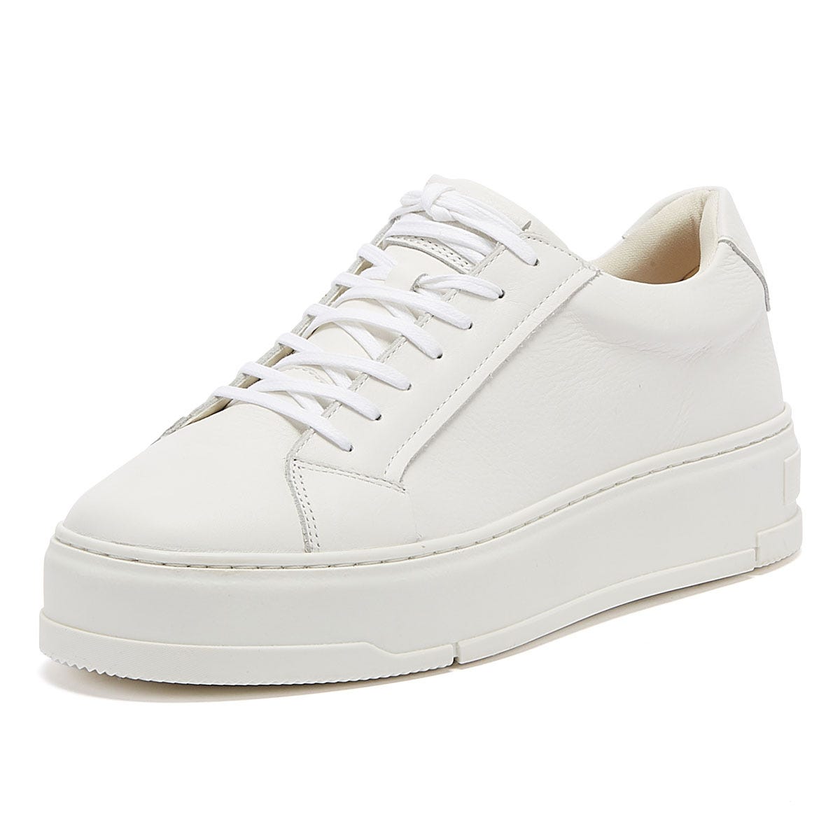Vagabond Judy Leather Womens White Sneakers