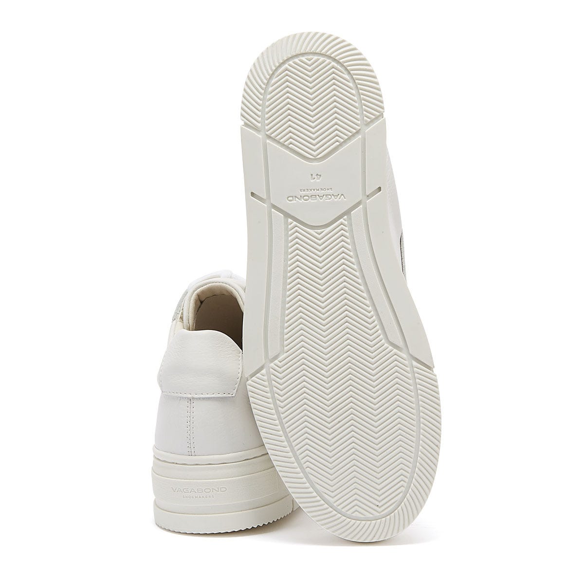 Vagabond Judy Leather Womens White Sneakers