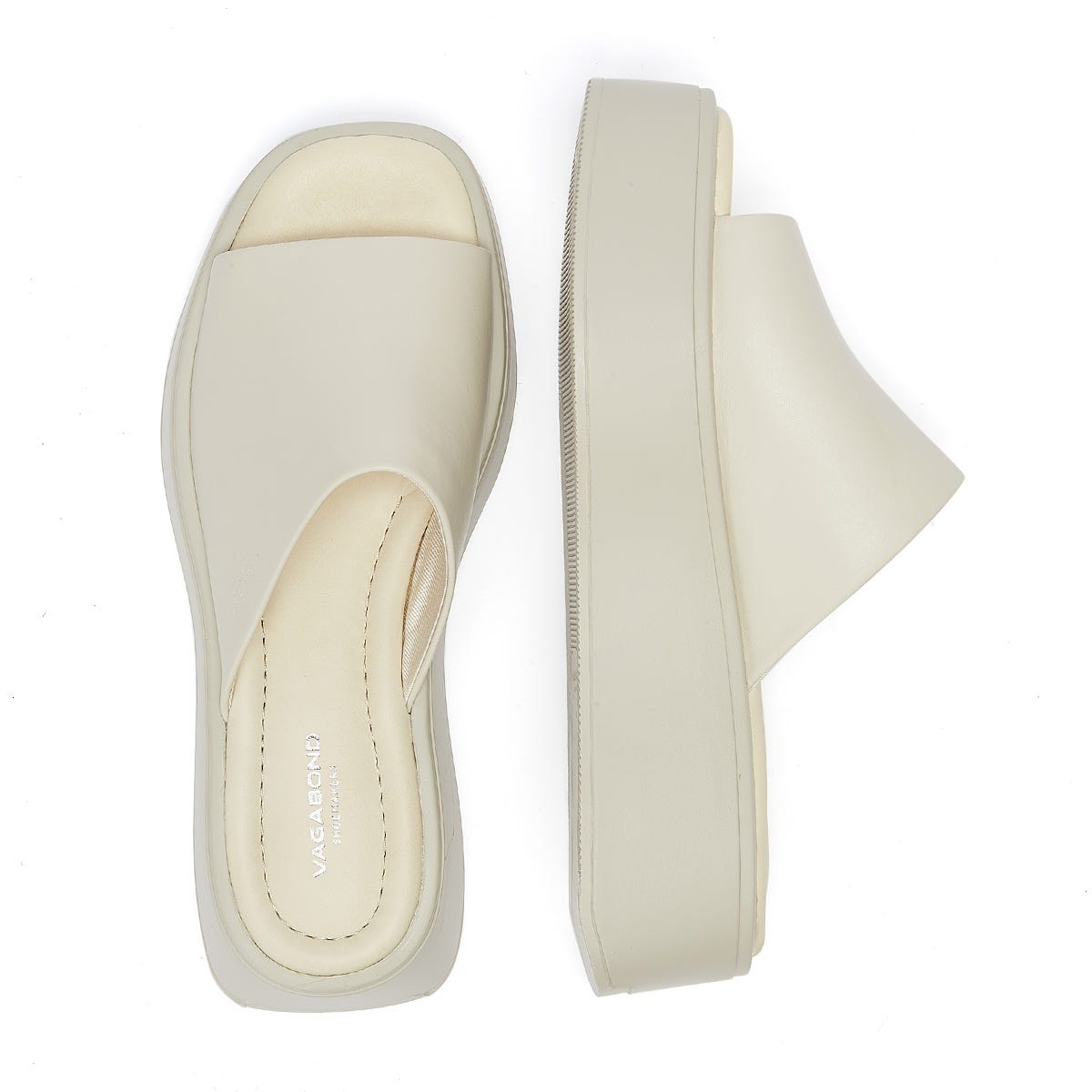 Vagabond Courtney Womens Off White Slide