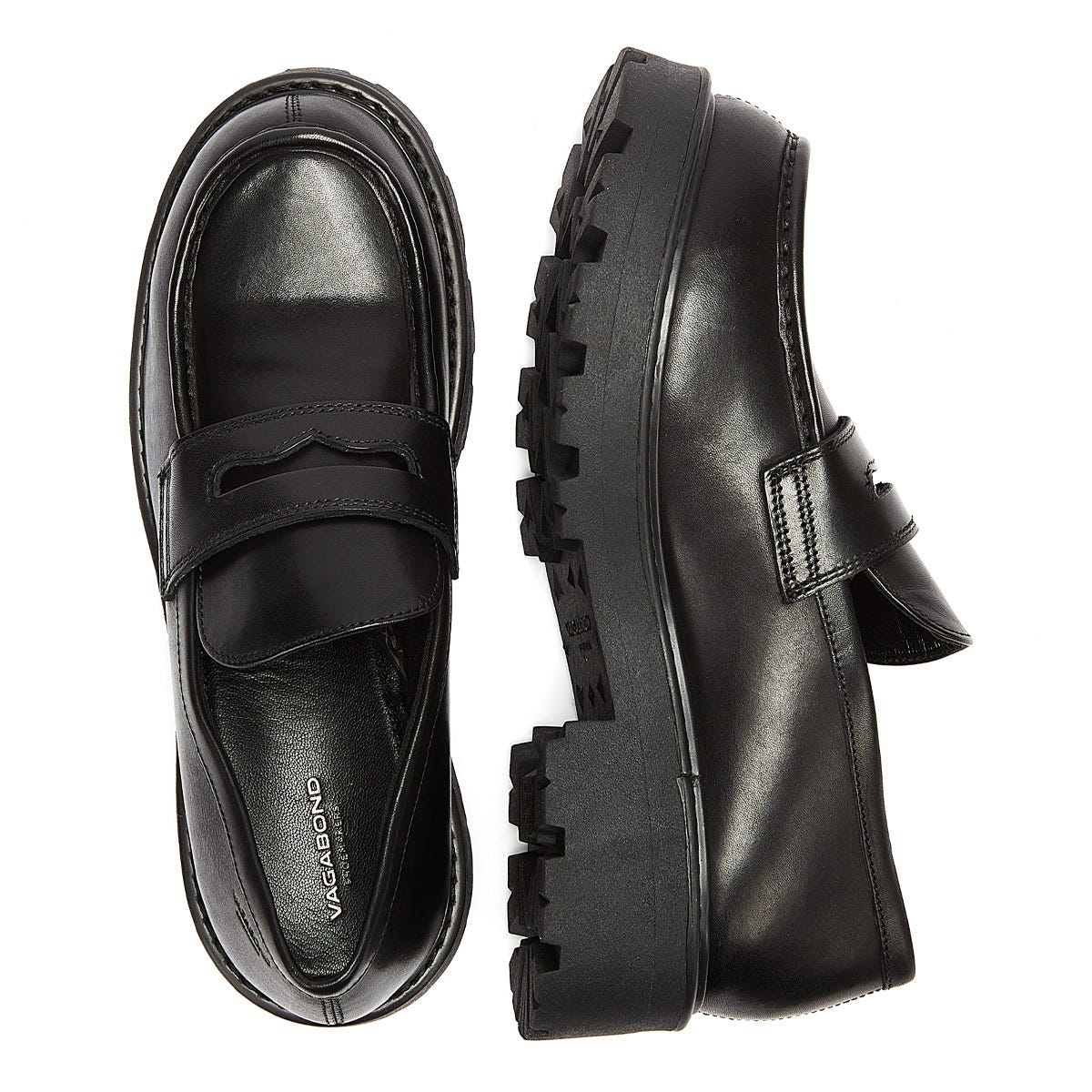Vagabond Cosmo 2.0 Womens Black Loafers