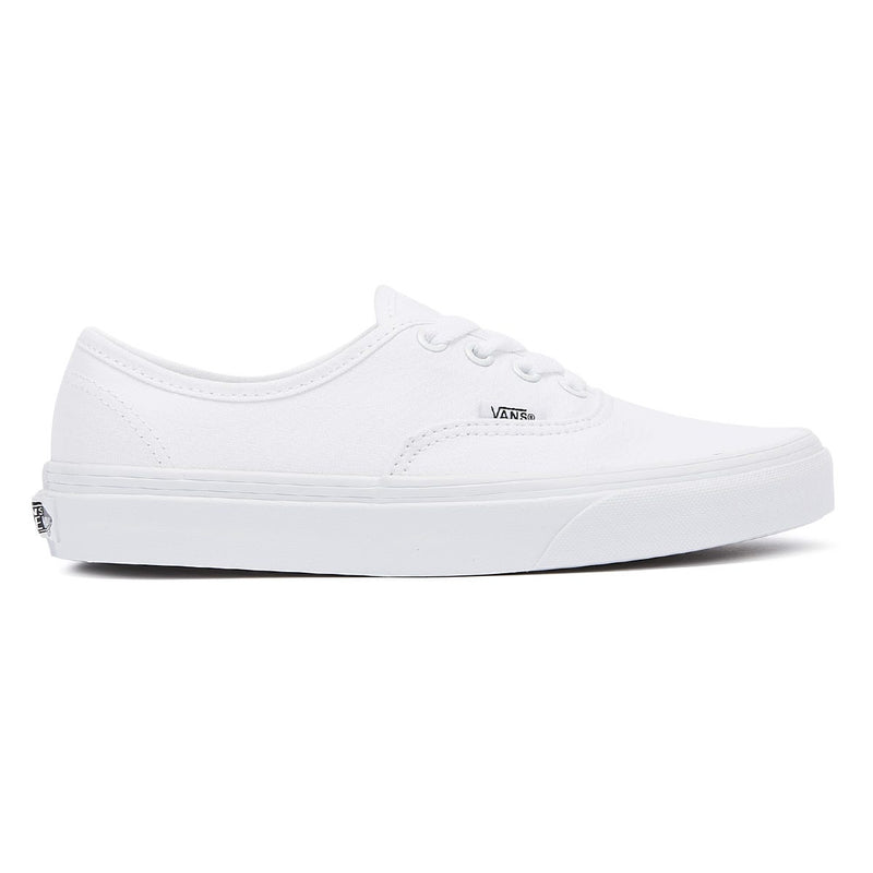 Vans Authentic Mens White Canvas Sneakers