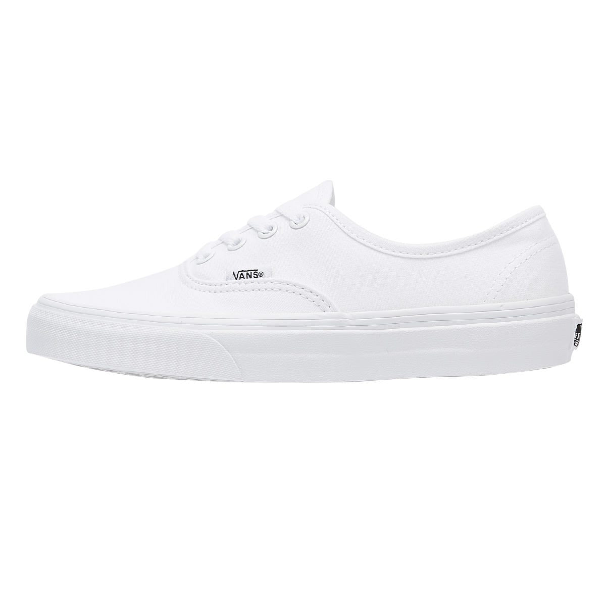 Vans Authentic Mens White Canvas Sneakers