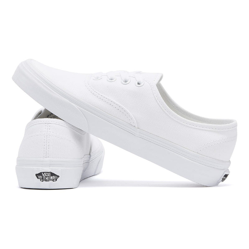 Vans Authentic Womens White Canvas Sneakers