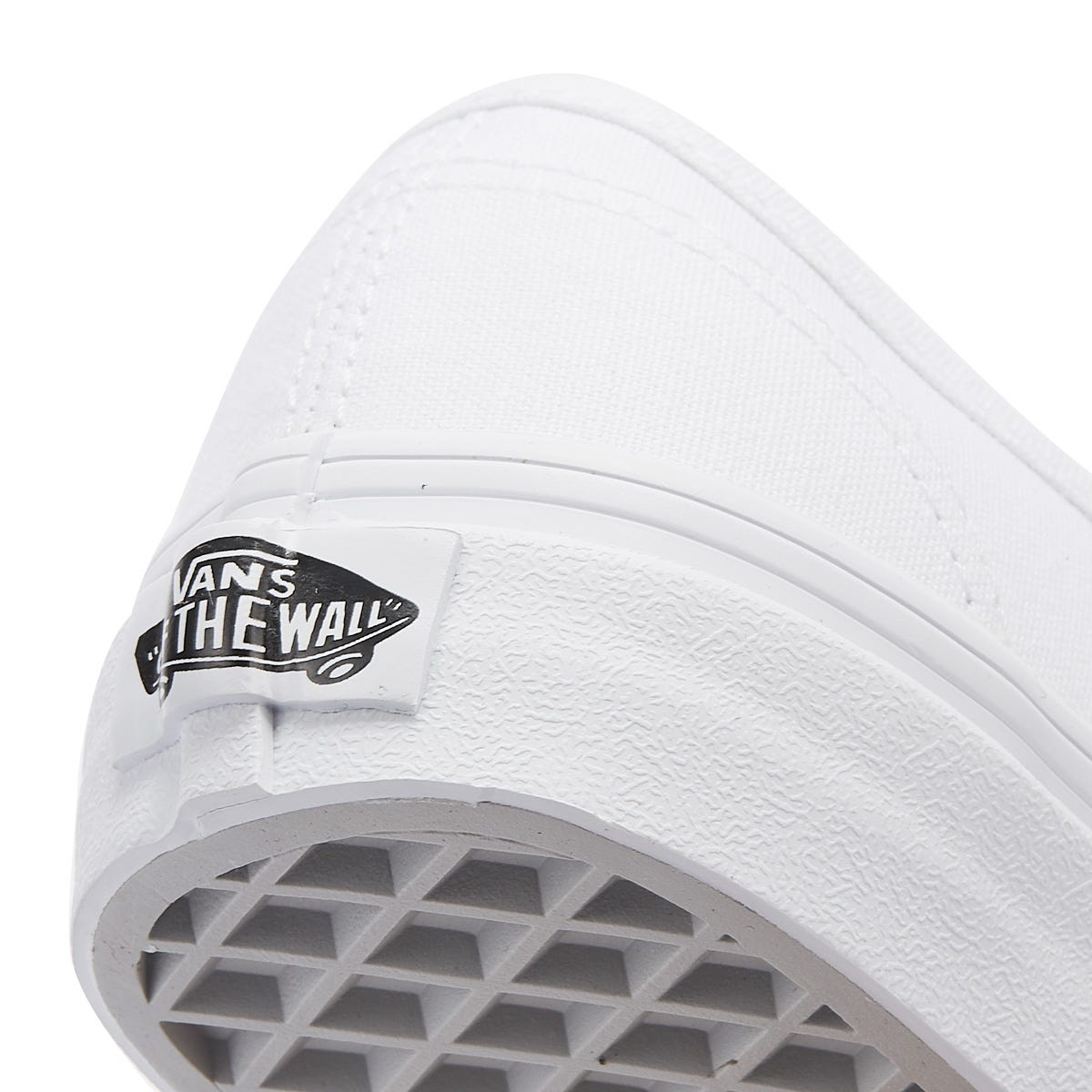 Vans Authentic Mens White Canvas Sneakers