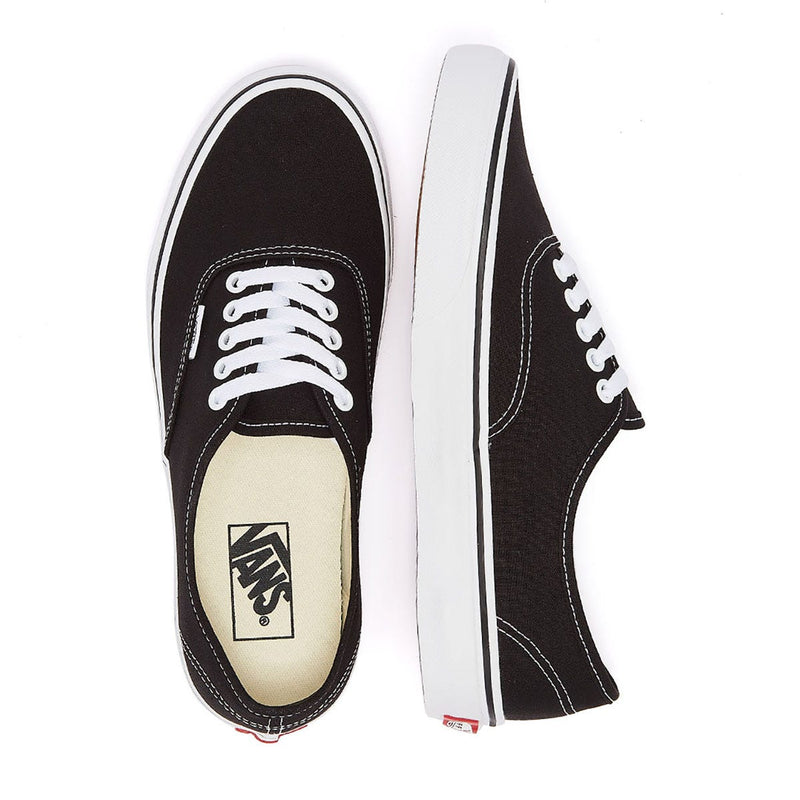 Vans Authentic Black / White Canvas Sneakers