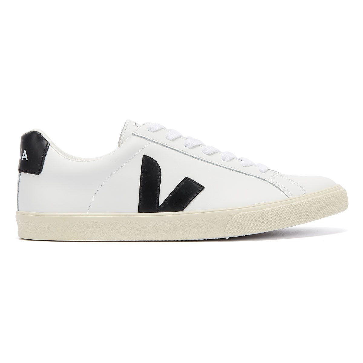 Veja Esplar Leather Mens White / Black Sneakers