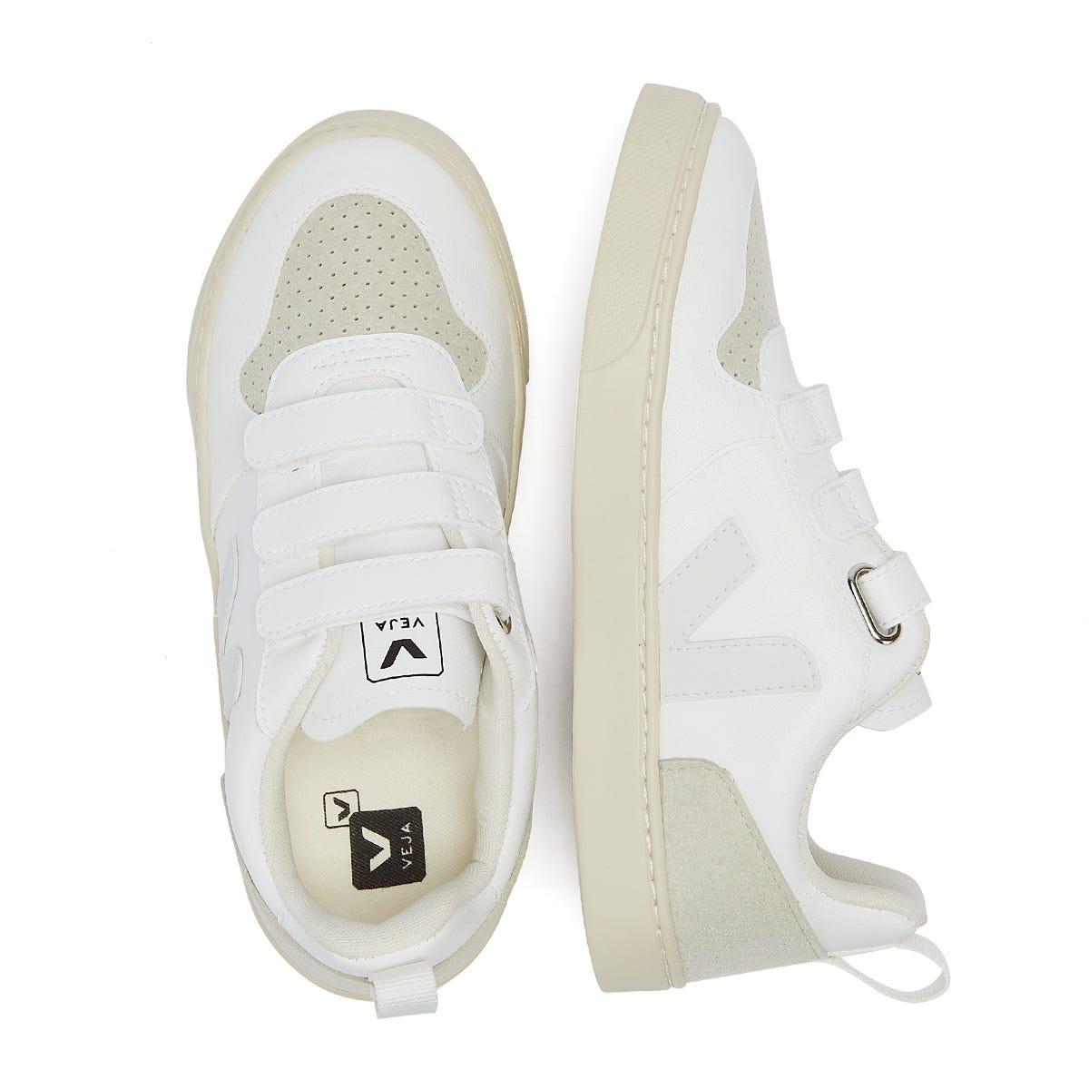 Veja V-10 Vegan Junior White / Natural Sneakers