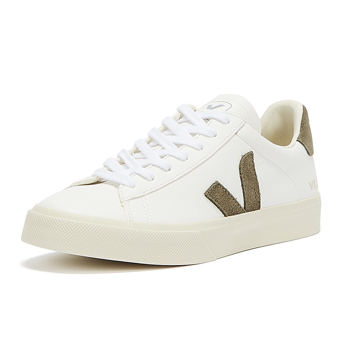 Veja Campo Mens Extra White / Khaki Sneakers