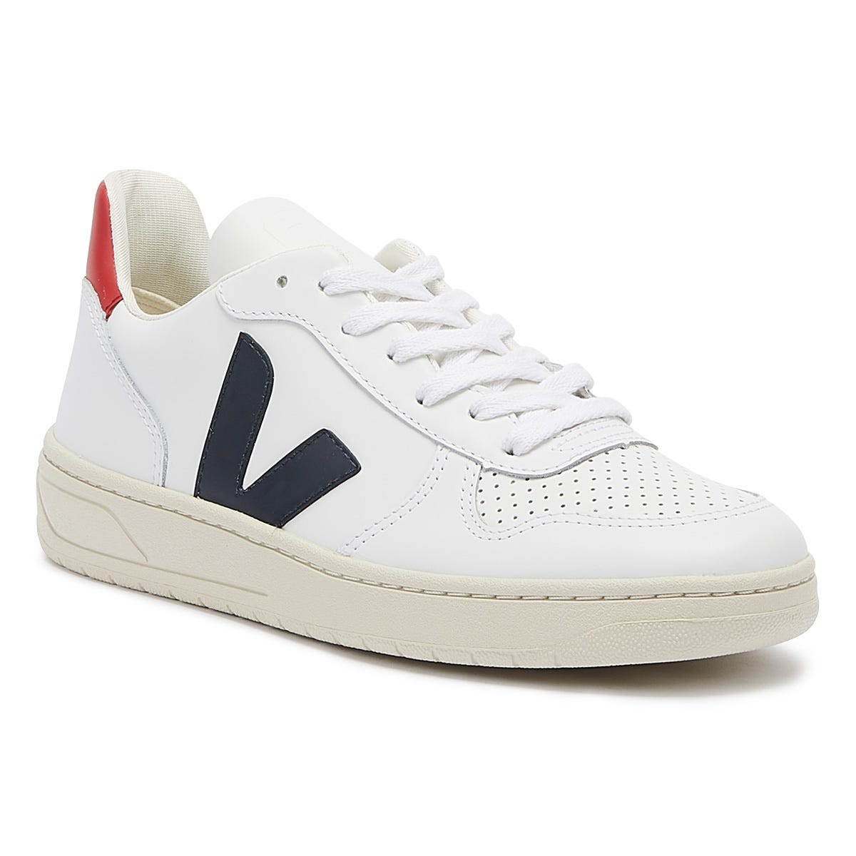 Veja V-10 Womens Extra White / Nautico Pekin Sneakers