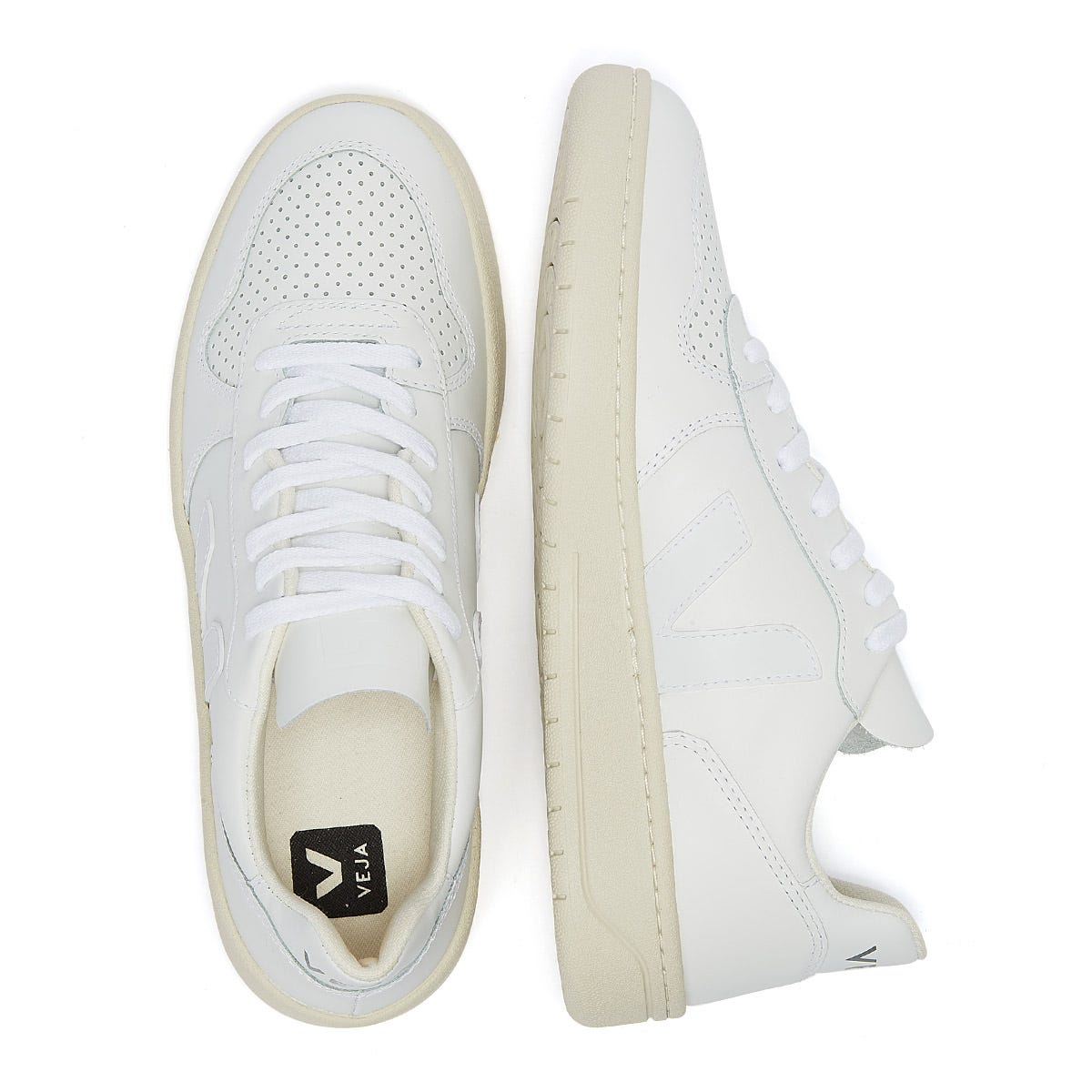 Veja V-10 Mens Extra White / White Sneakers