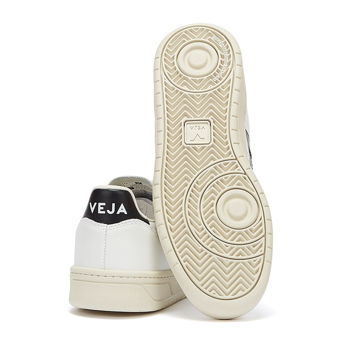 Veja V-10 Mens Extra White / Black Sneakers