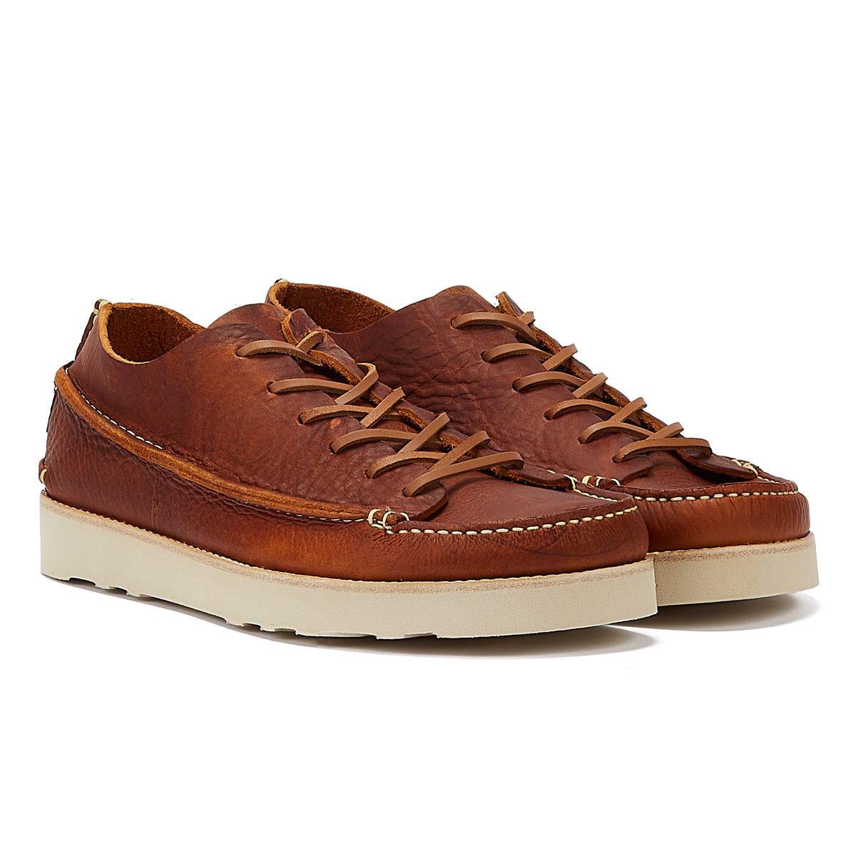 Yogi Finn III Mens Chestnut Leather Shoes