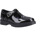 Hush Puppies Fiona Patent Junior Leather Girls's Black Shoes