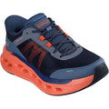 Skechers Performance Max Cushioning Glide-Step Men's Navy/Orange Sneakers