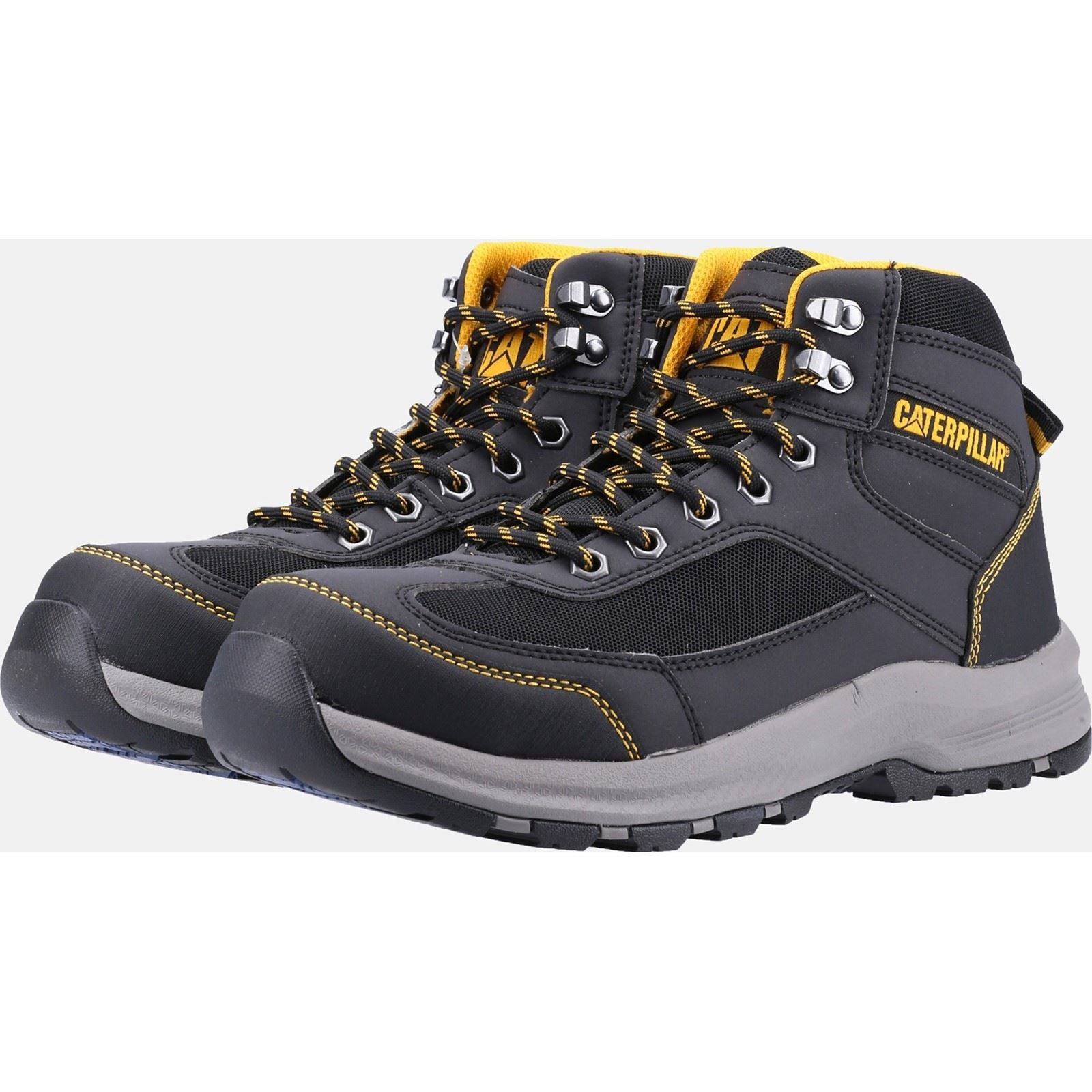 Caterpillar Elmore Mid Synthetic Grey Hiking Boots