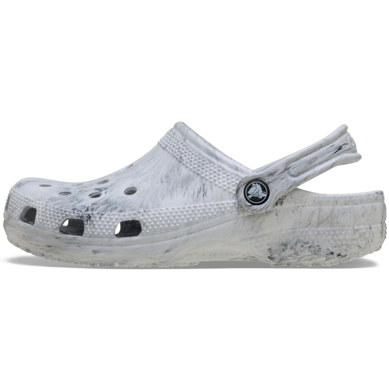 Crocs Classic Marbled Clog Synthetic Black/White Clogs
