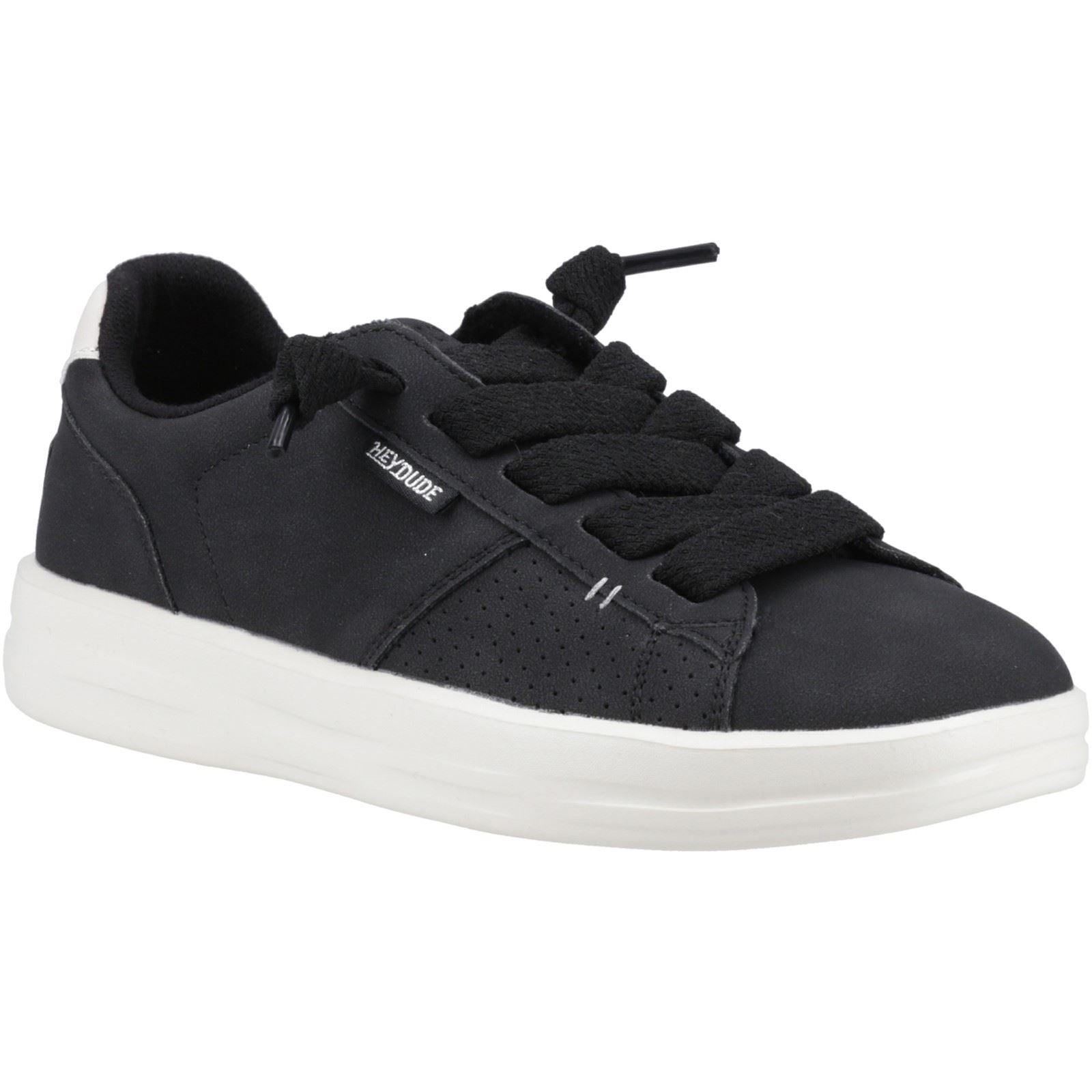 HEYDUDE Karina Duo Classic Synthetic Women's Black Sneakers