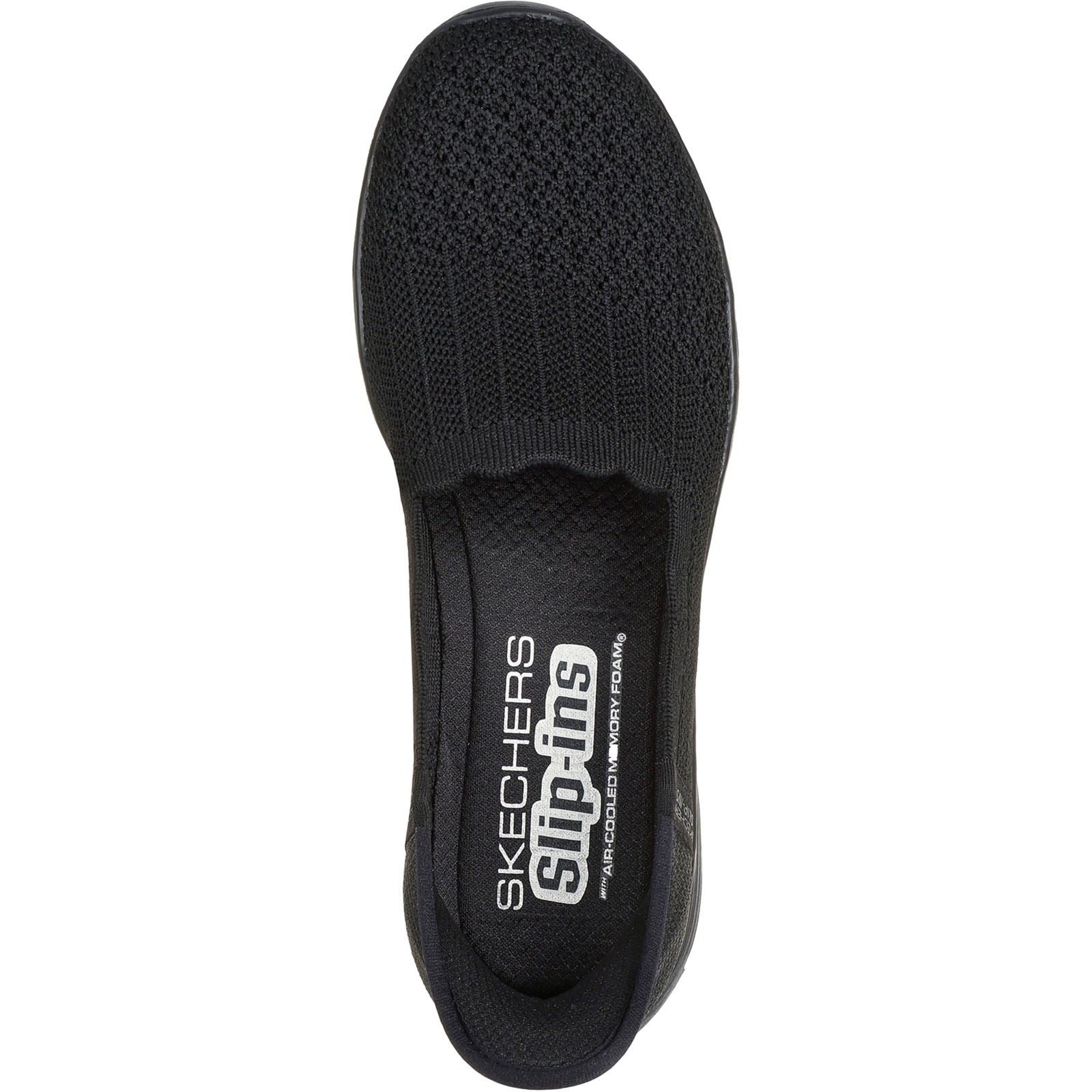 Skechers Seager Believe It Textile Women's Black Sneakers