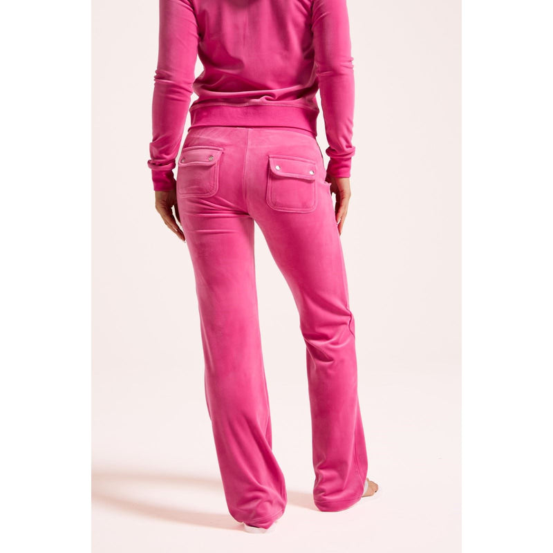 Juicy Couture Del Ray Pant Polyester Women's Bright Pink Joggers