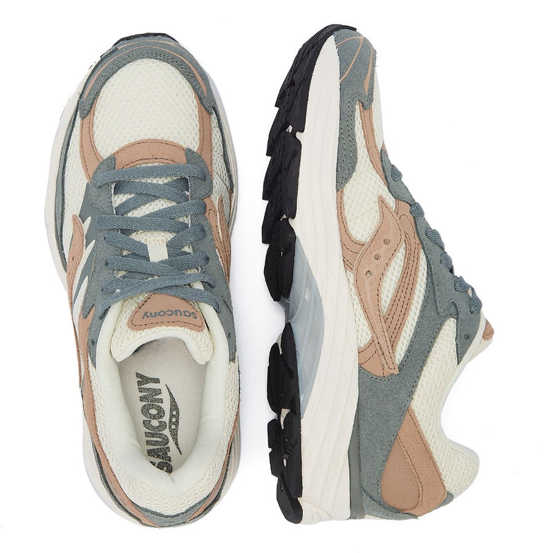 Saucony Progrid Omni 9 Premium Cream/Green Sneakers