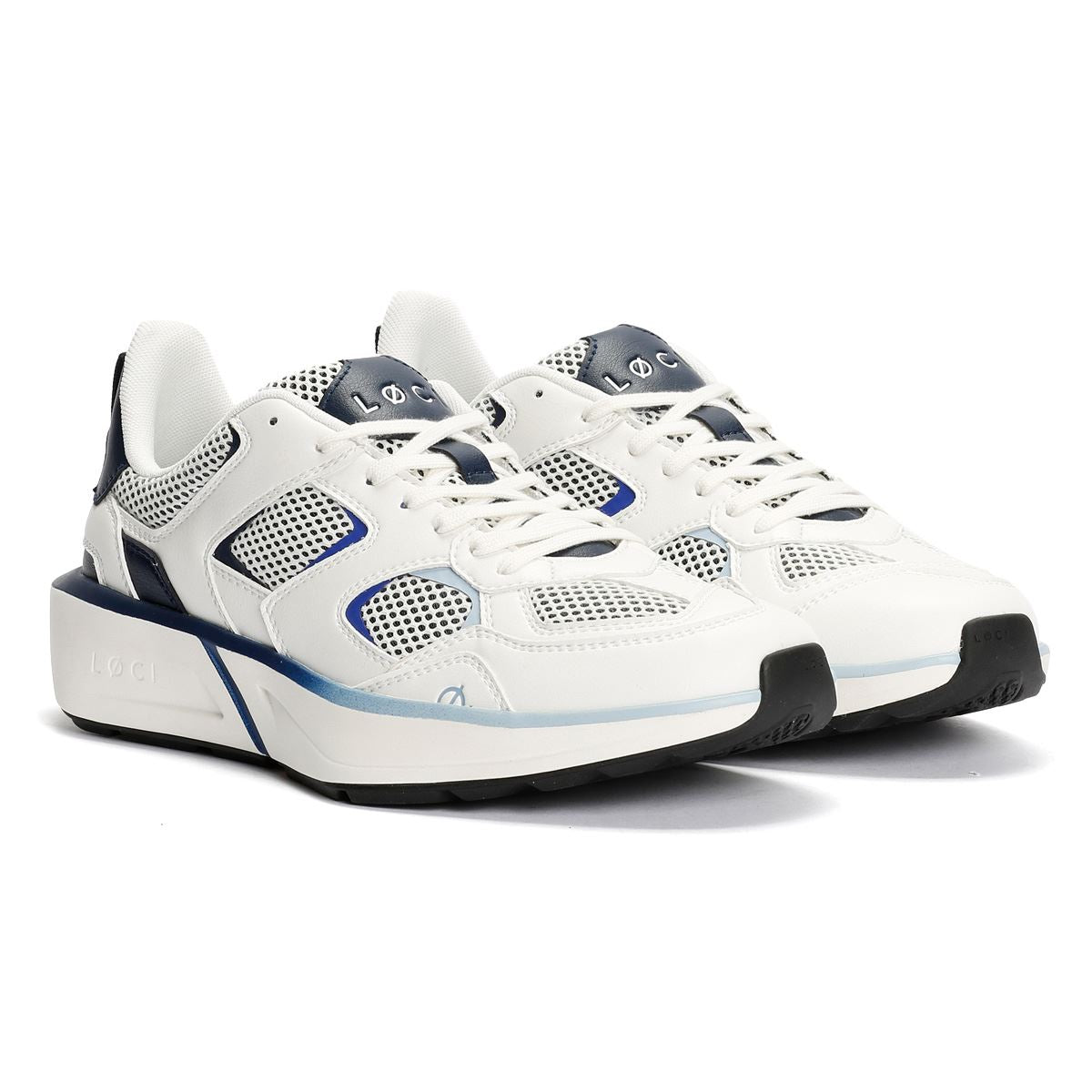 LØCI VØLT White/Navy/Blue Sneakers