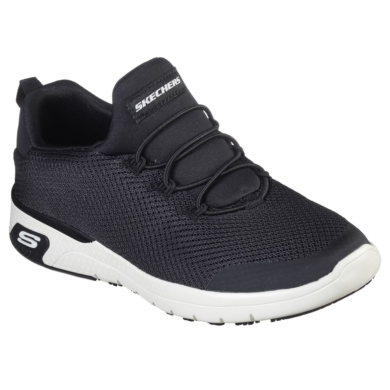 Skechers Workwear Marsing - Waiola SR Mesh Women's Black/White Sneakers
