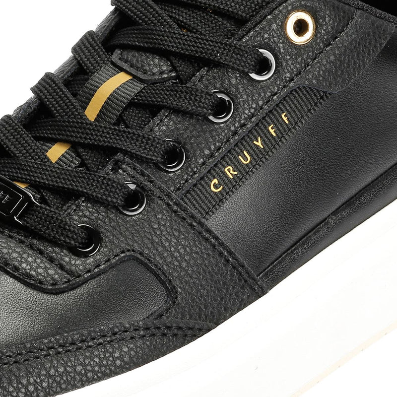 Cruyff Endorsed Tennis Leather Men's Black/White Sneakers