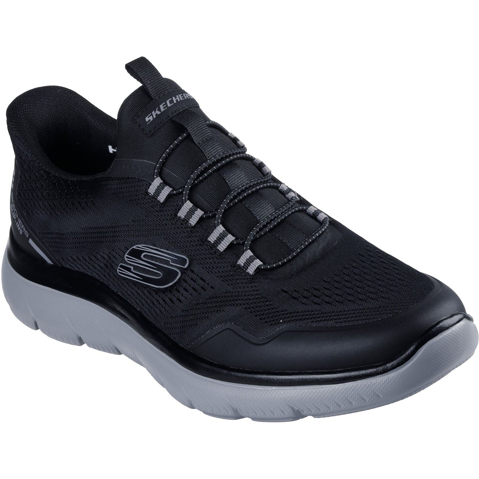 Skechers Summits Top Rate Textile Men's Black/Charcoal Sneakers