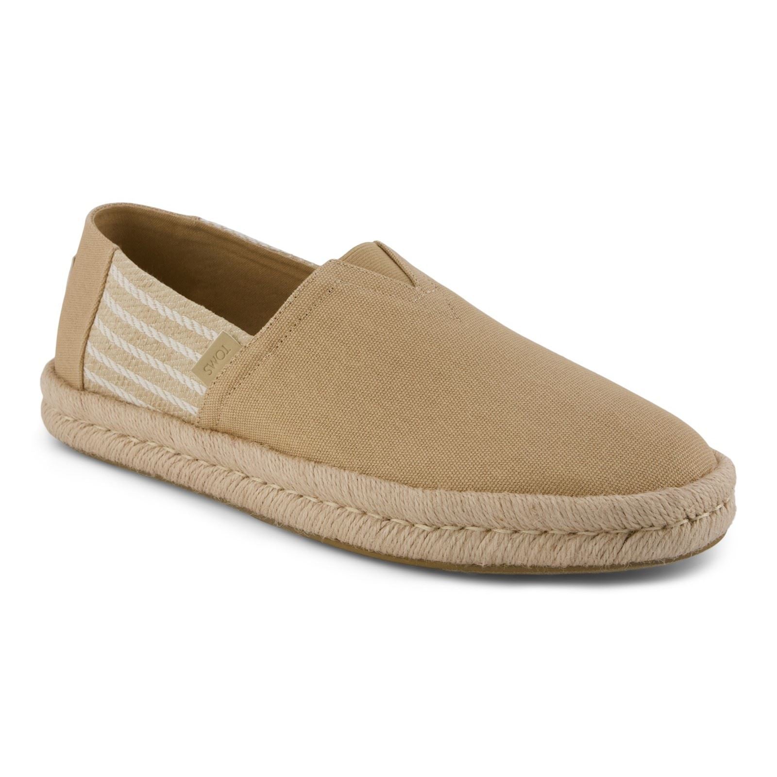 TOMS Alpargata Rope 2.0 Cotton Men's Oatmeal Slip-On Shoes