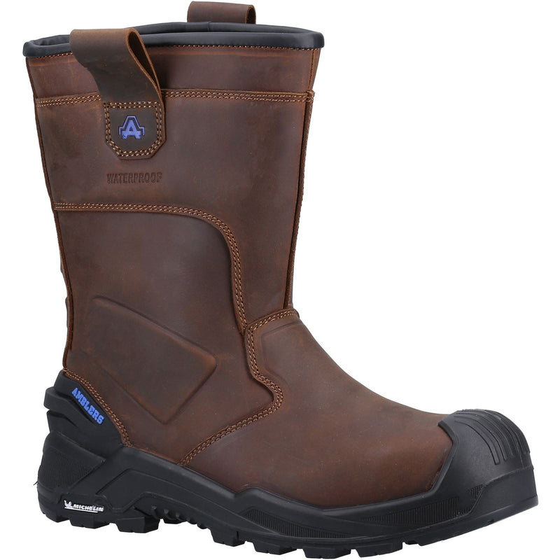 Amblers Safety 983C Leather Brown Safety Boots