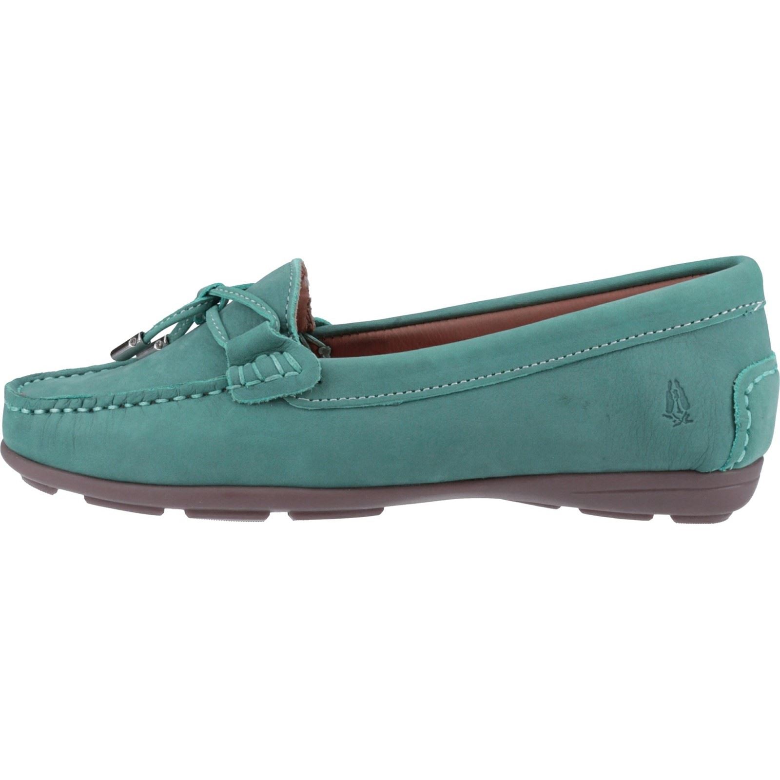 Hush Puppies Maggie Leather Women's Sky Blue Loafers