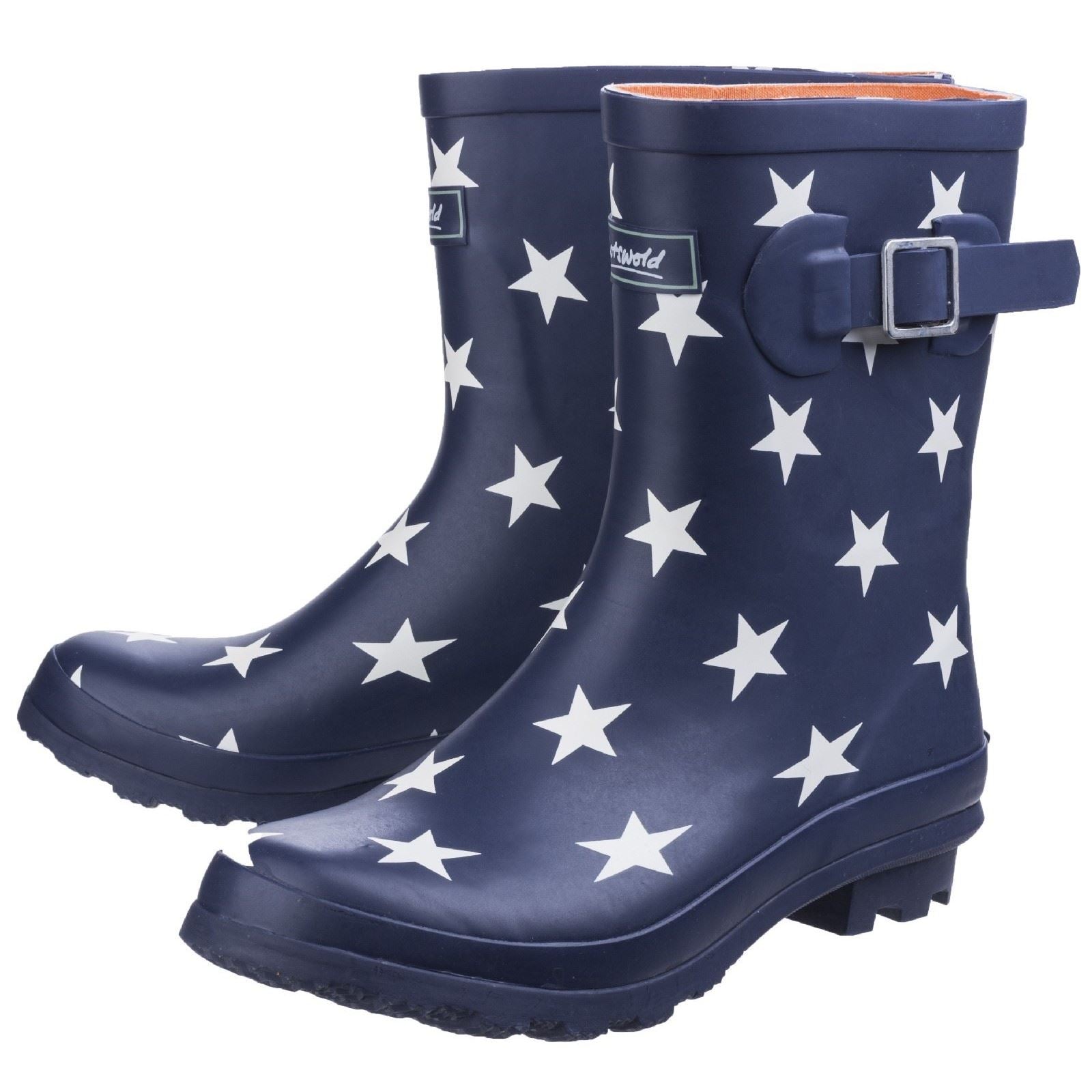 Cotswold Badminton Rubber Women's Star Slim Fit Wellington Boots