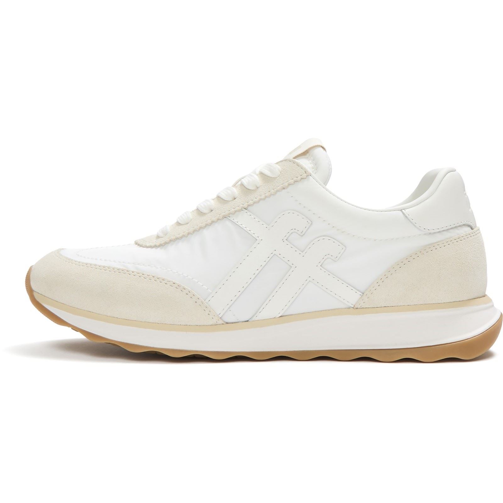 Fitflop Retro-Q FF Nylon Women's Urban White Mix Sneakers