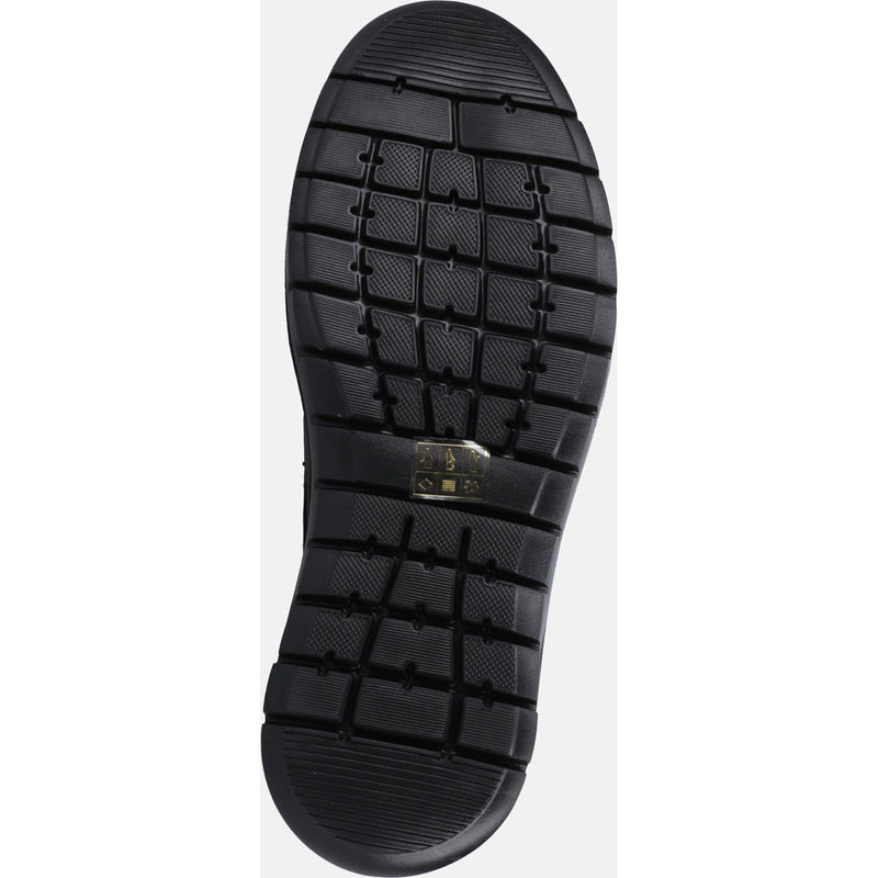 Hush Puppies Triton Leather Men's Black Lace-Up Shoes