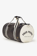 Fred Perry Classic Barrel Polyester Black/Ecru Cross Bag