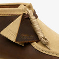 Clarks Originals Wallabee RB Combi Leather Men's Beeswax Brown Boots