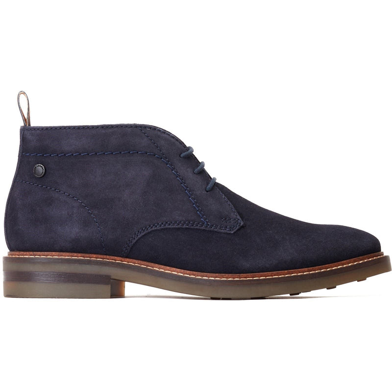 Base London Knebworth Leather Men's Navy Boots
