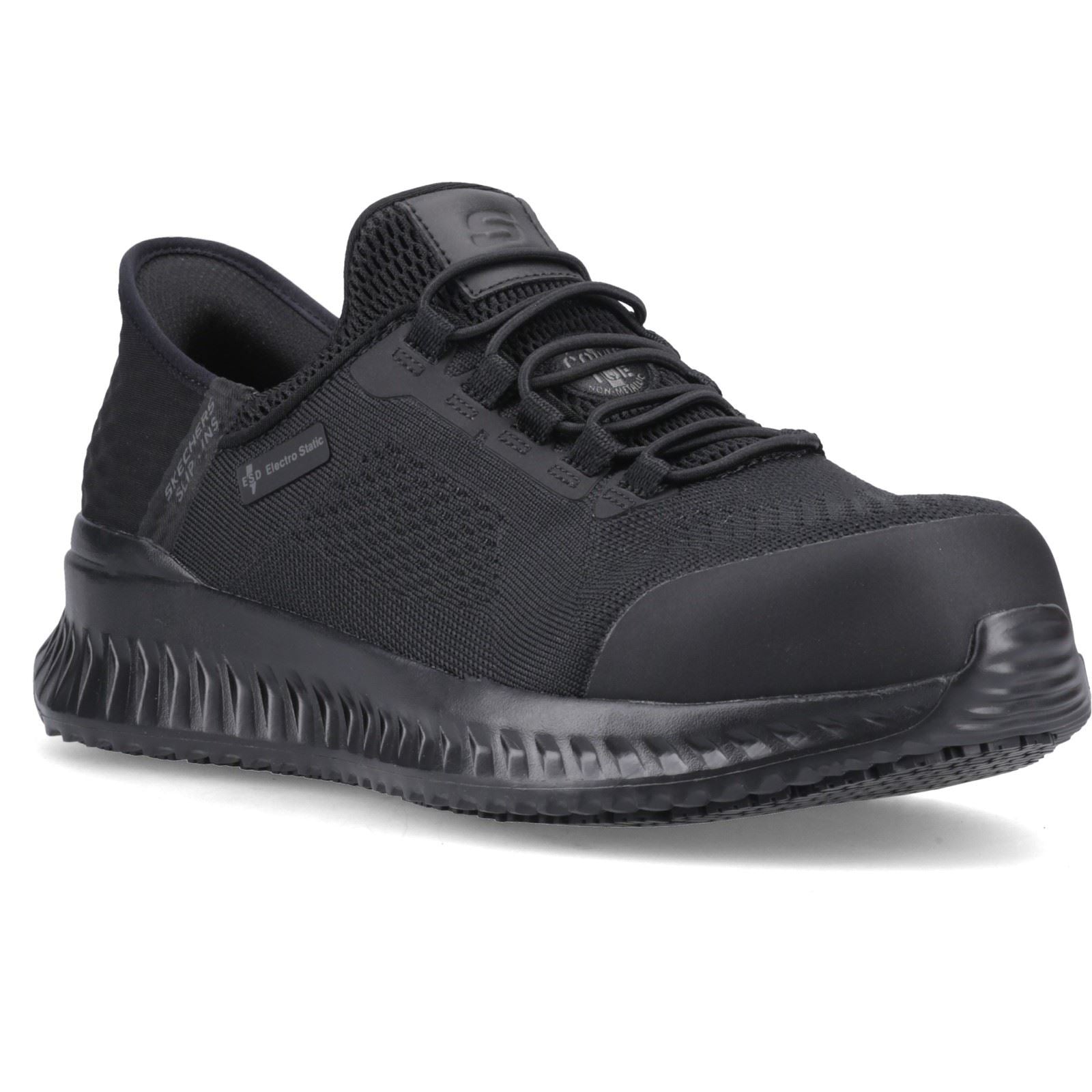 Skechers Workwear Tilido Fletchit CT Textile Men's Black Safety Sneakers