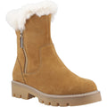 Hush Puppies Ambre Suede Women's Tan Winter Mid Calf Boots